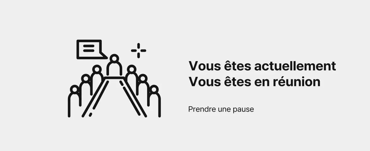 Un calendrier d'entreprise simple en gris