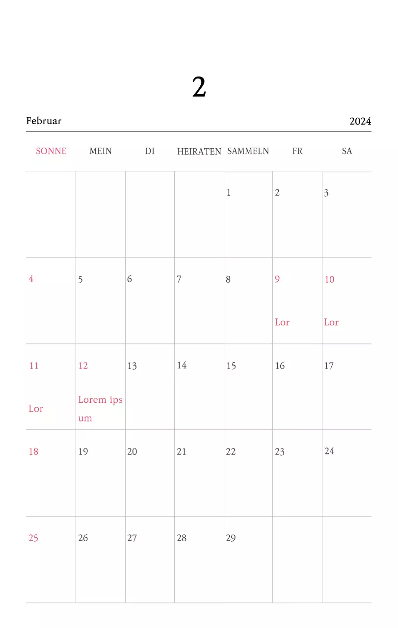 Kirchen mit niedlichen Illustrationen in warmen Farben