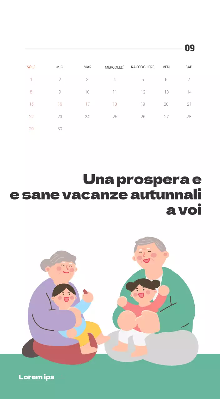 Un ospedale festivo con illustrazioni a tema salute e famiglia e accenti colorati