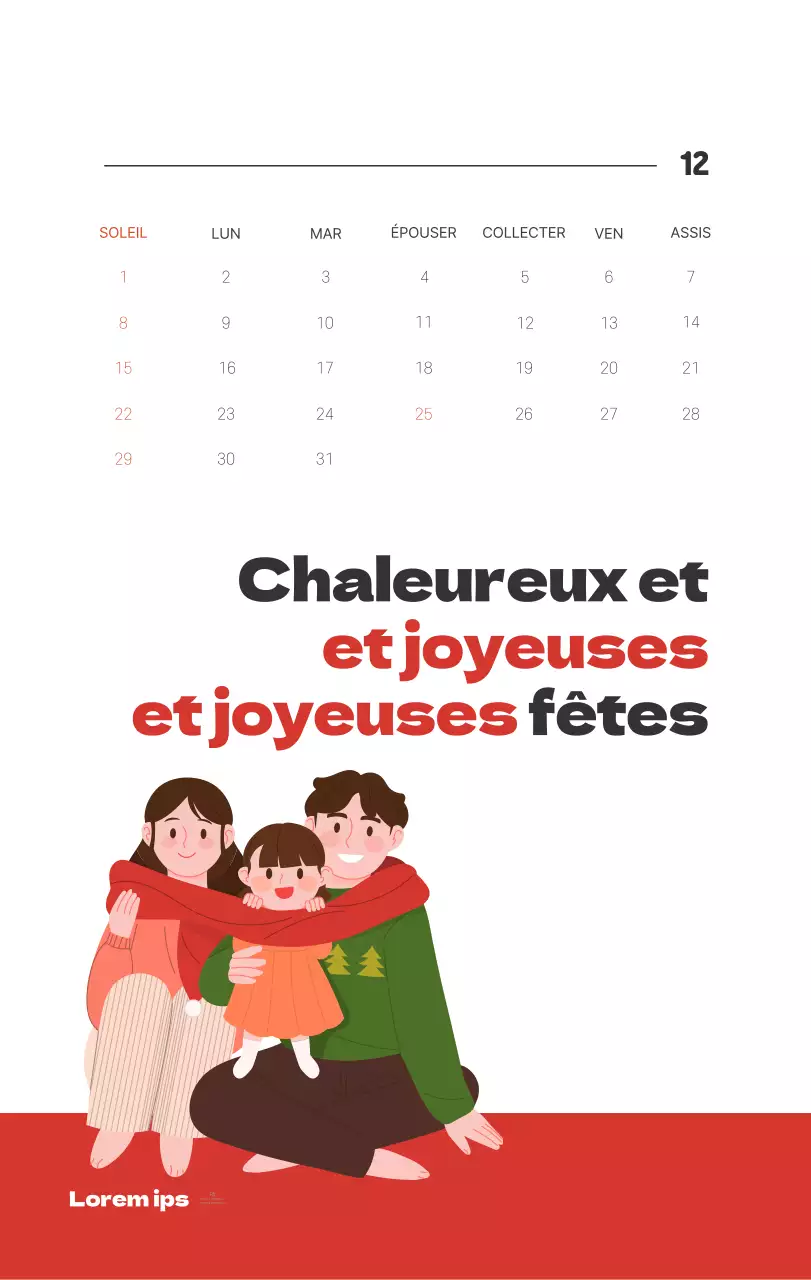Un hôpital festif avec des illustrations sur le thème de la santé et de la famille et des accents colorés.