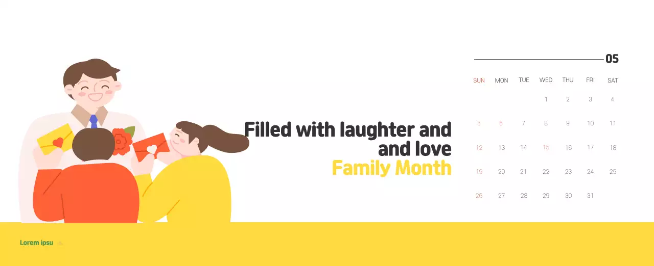 Holiday hospitals with cute illustrations and colorful accents related to health and family.