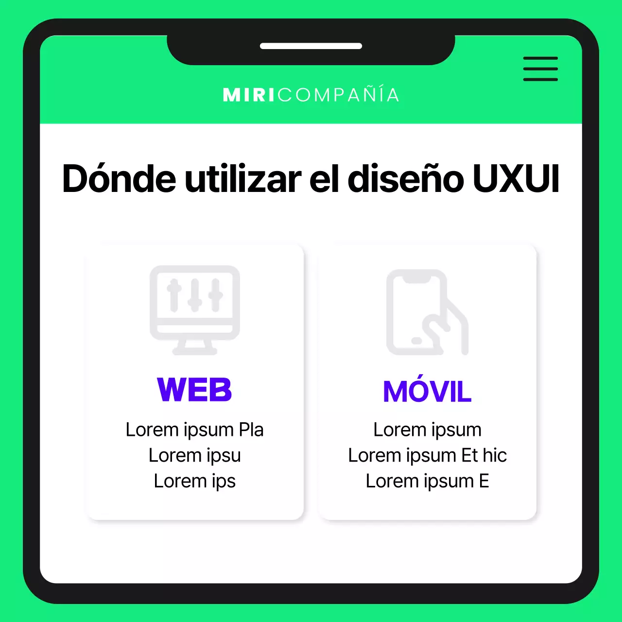 Contratar a un diseñador guapo en púrpura y chartreuse