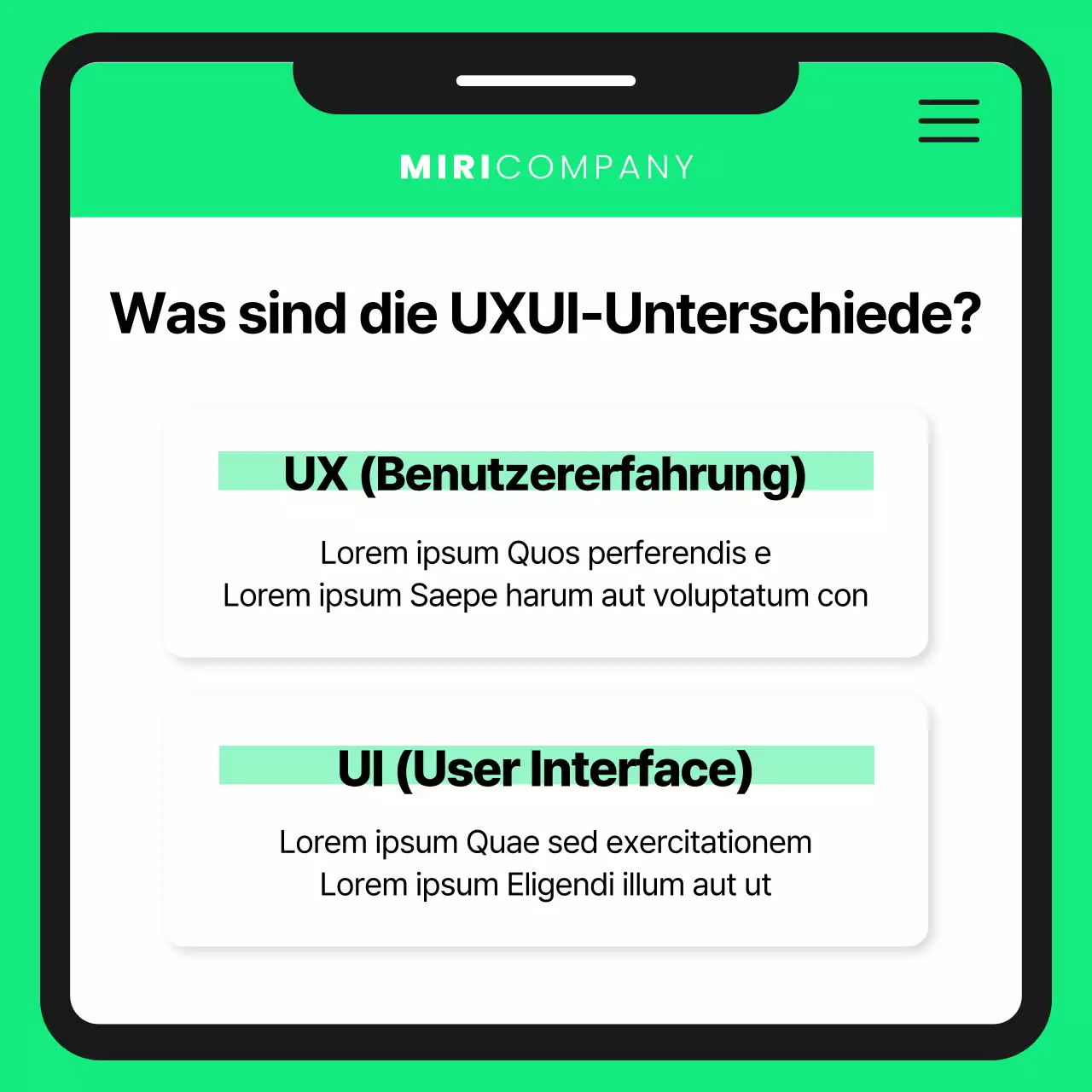 Eine hübsche Designerin in Lila und Chartreuse engagieren