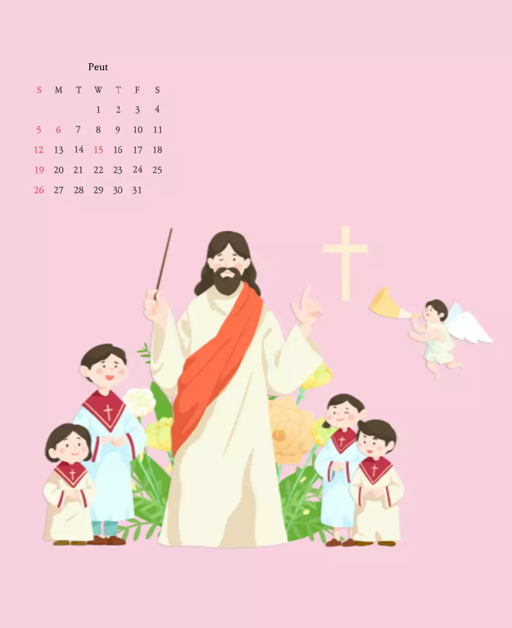 Des églises aux couleurs chaudes et des illustrations mignonnes