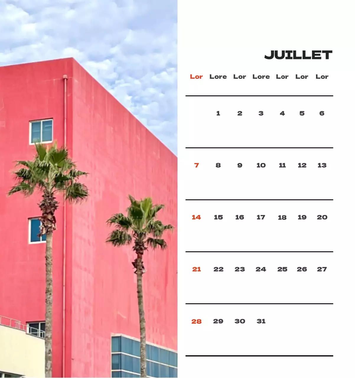 Une agence de voyage qui célèbre les fêtes de fin d'année avec des photos de voyages saisonniers et une mise en page claire et audacieuse.