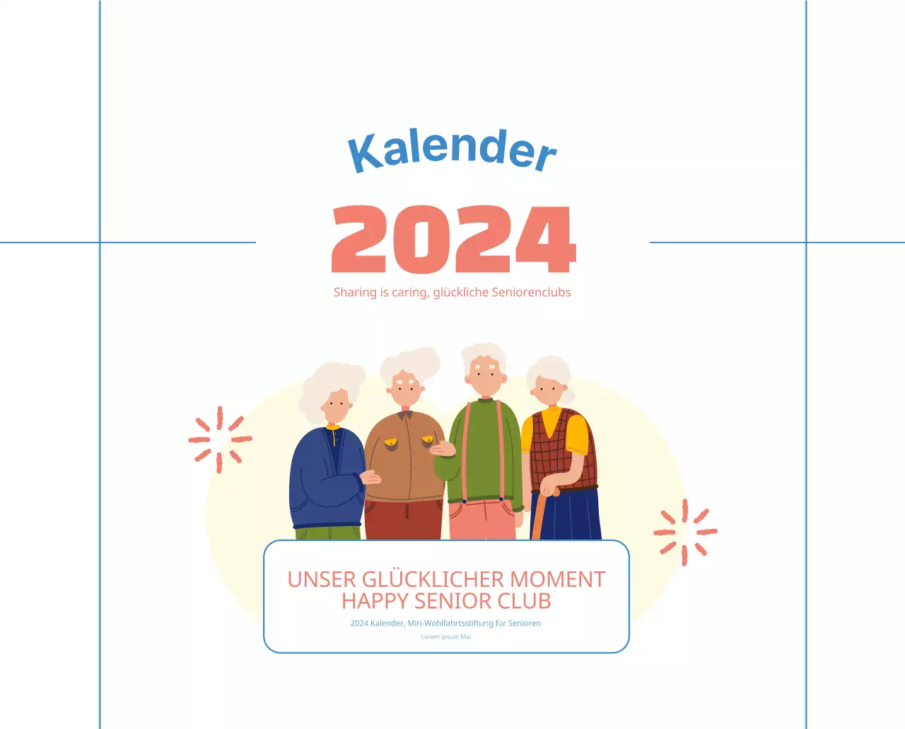 Arbeitskalender mit schönen Illustrationen