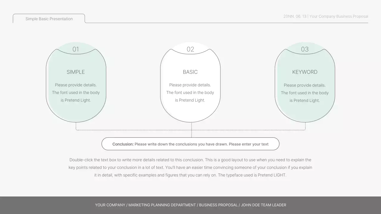 White Simple Design Presentation