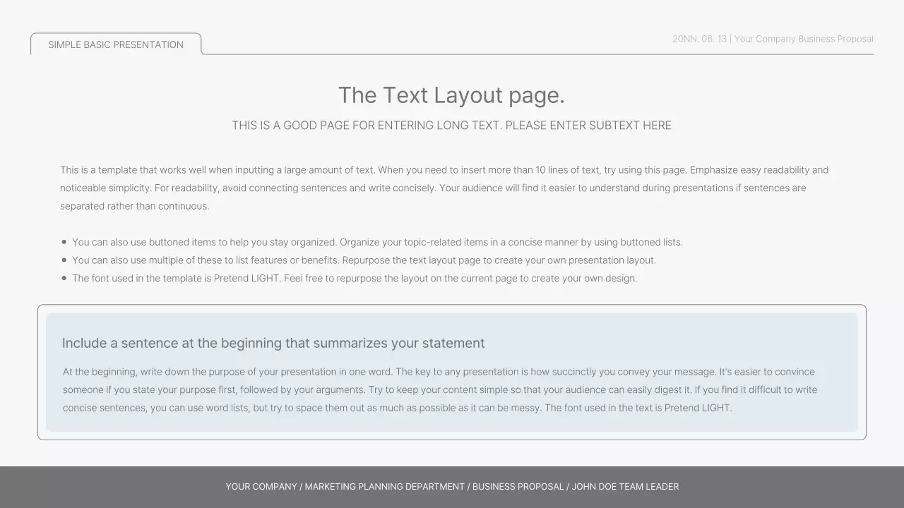 White Simple Design Presentation