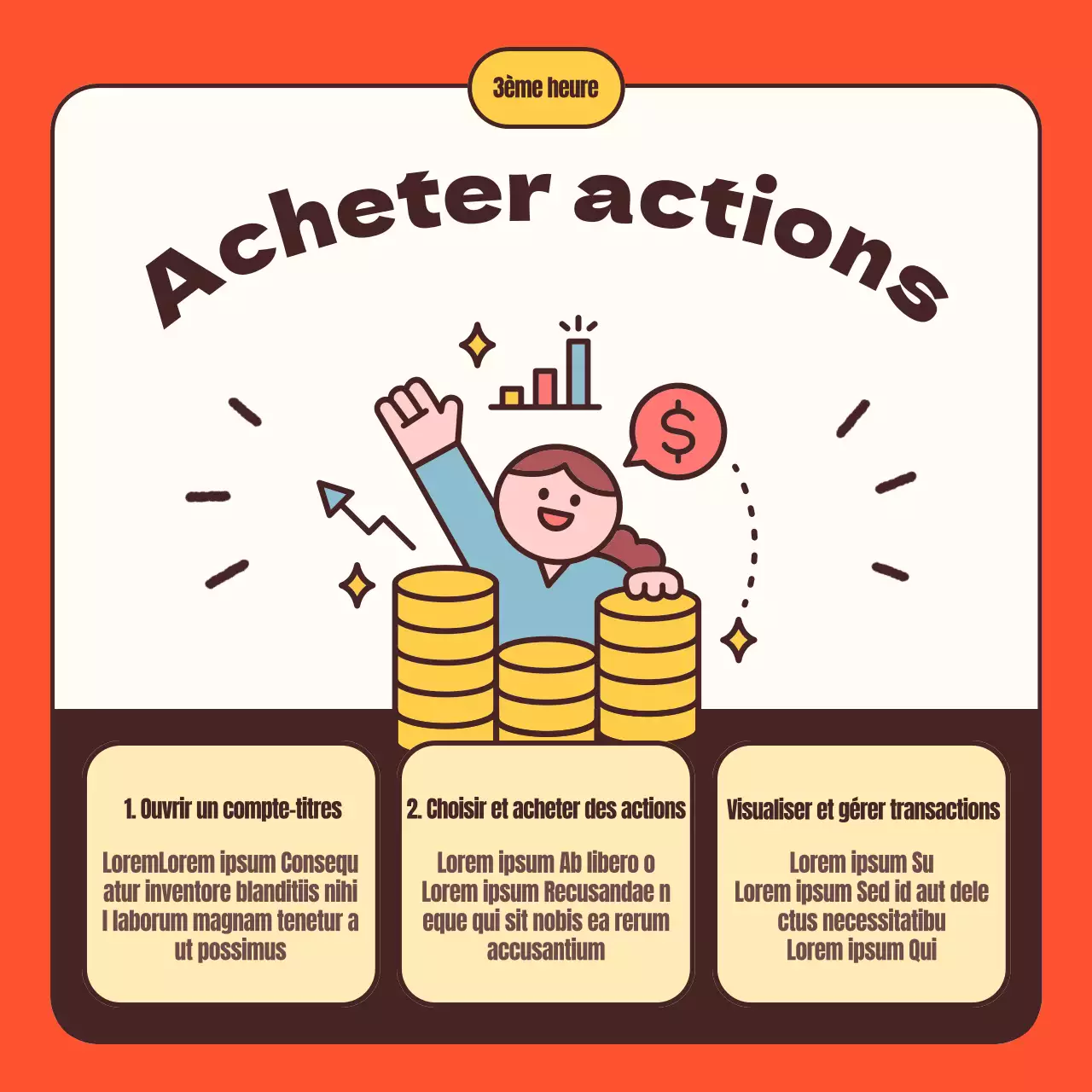 Un guide simple pour les débutants sur les actions orange et jaunes