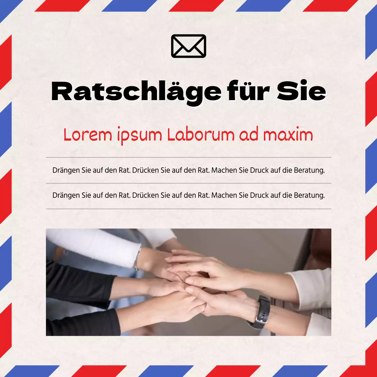 Ein alter, vergilbter Leitfaden zur Beratung