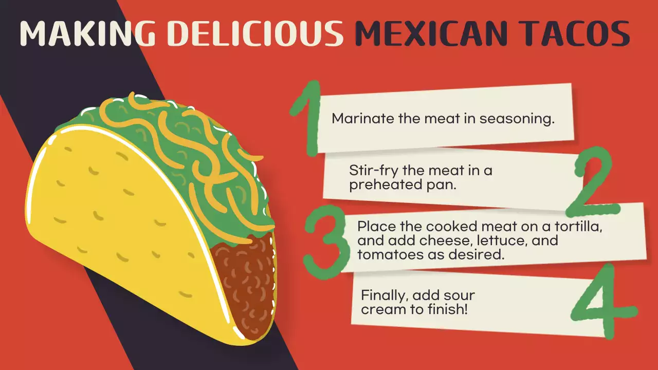 Red Cultural Mexico Invitation Presentation