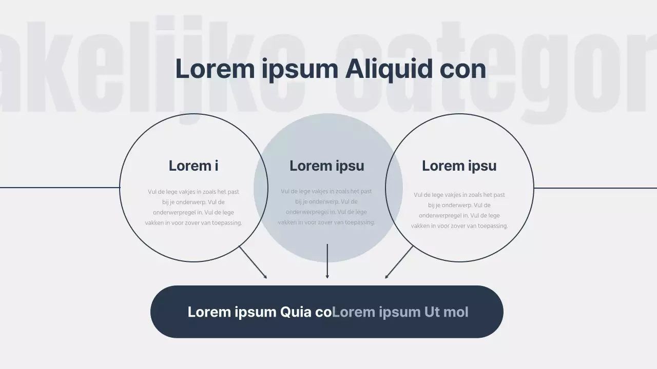 Een modern marktonderzoeksrapport over marineblauwe accenten