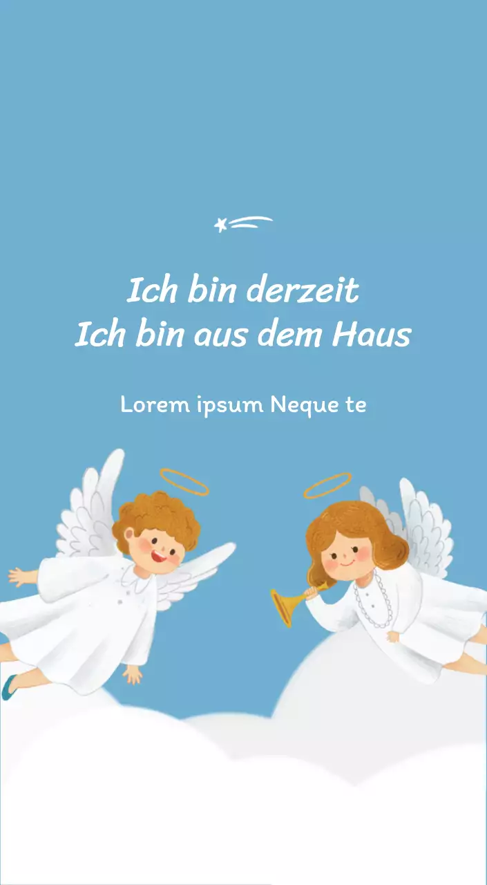 Ein Andachtskalender mit gemütlichen Illustrationen und Bibelversen auf hellblauem Hintergrund