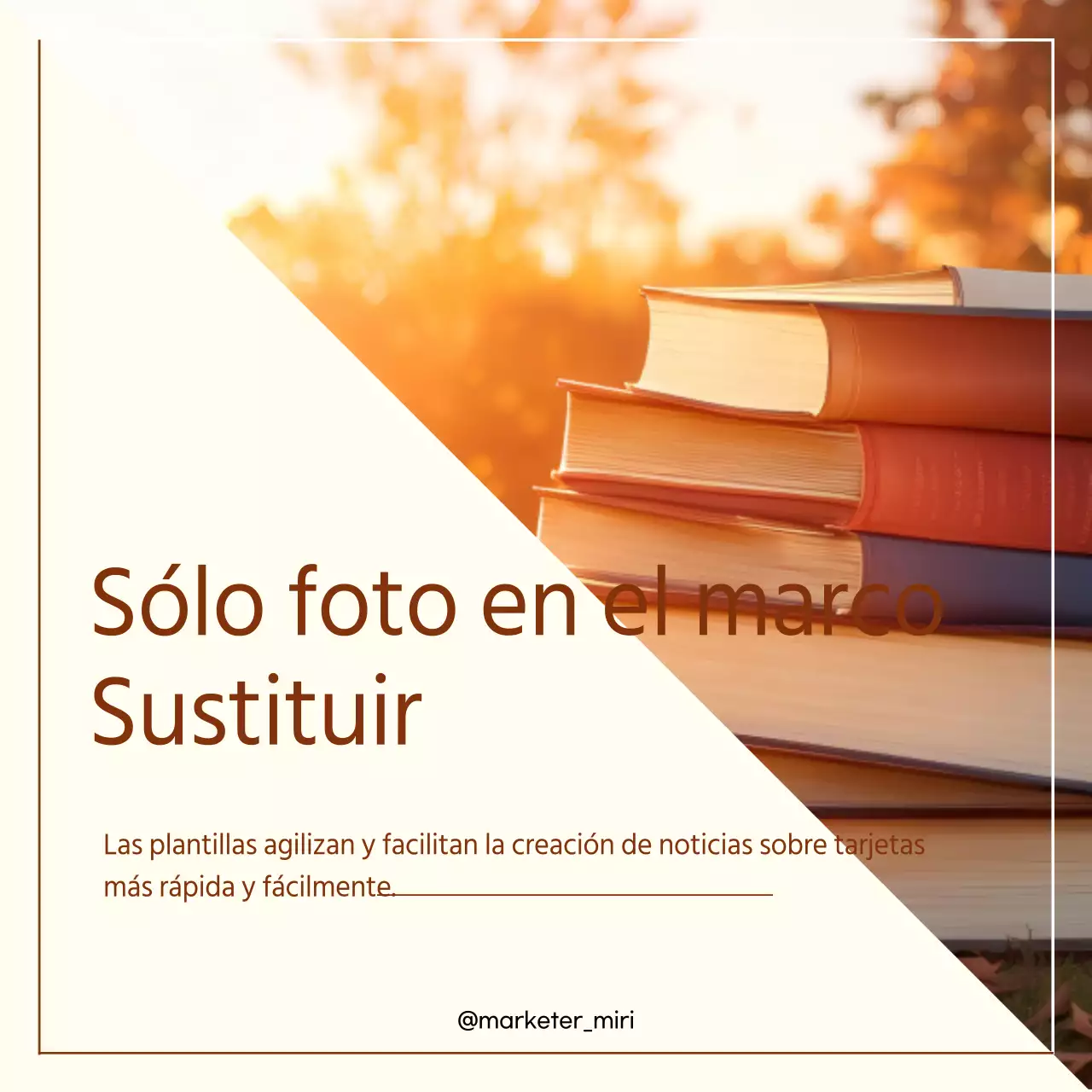 Guía para diseñar una plantilla de marketing cálida y sencilla en marrón y blanco