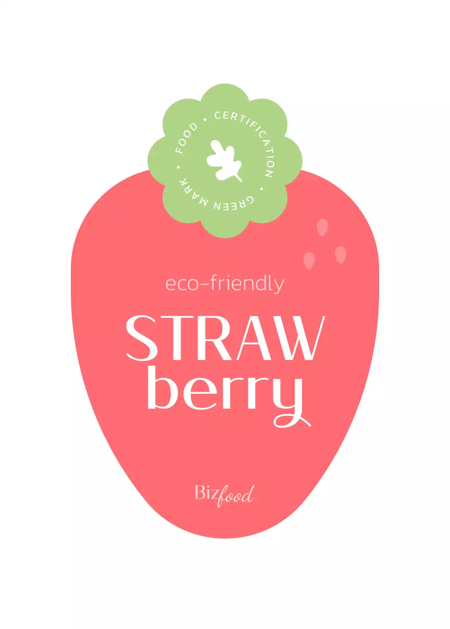 파스텔톤의 아기자기한 딸기 포도 패키지 라벨 디자인