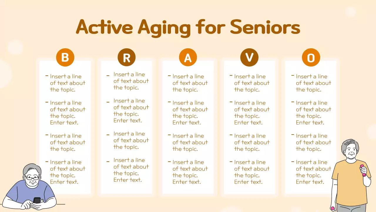 Beige Traditional Senior Lecture Presentation