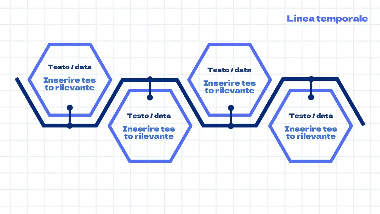 Verbale di riunione di marketing di tendenza in bianco e azzurro