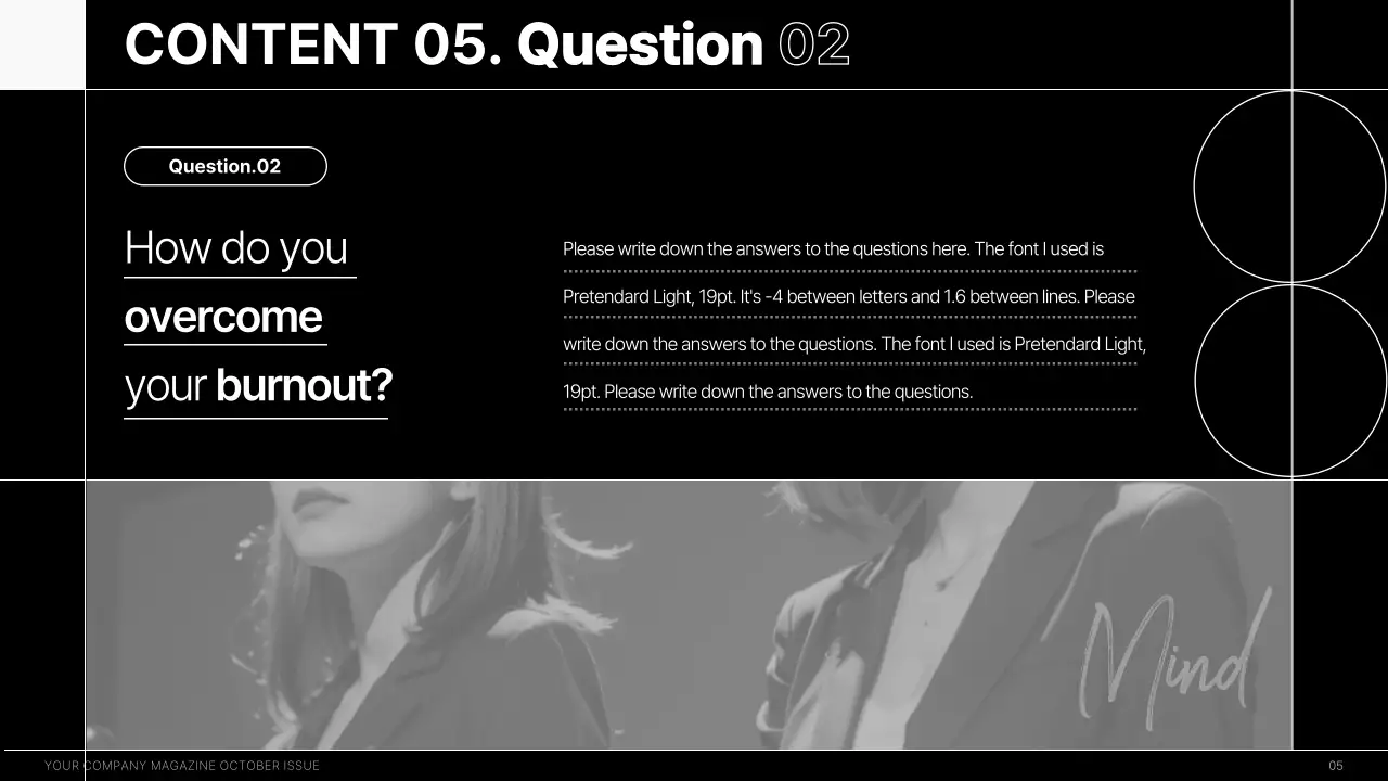 Black Modern Employee Interview Announcement Presentation