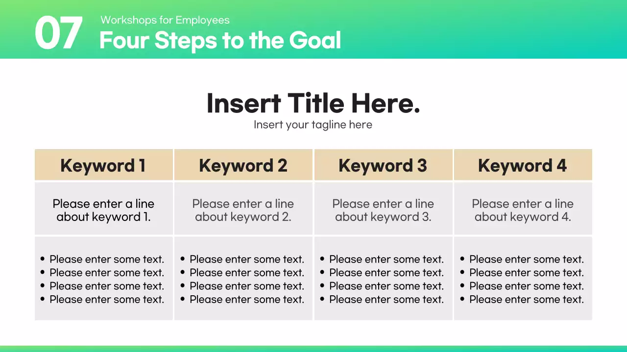 Green Minimal Report Layout Presentation