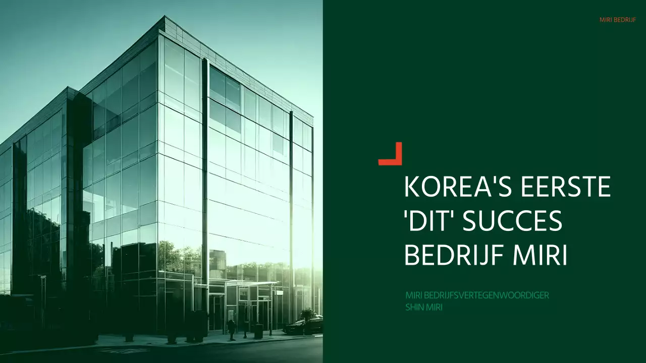 Eenvoudige vergaderagenda in oranje en groen