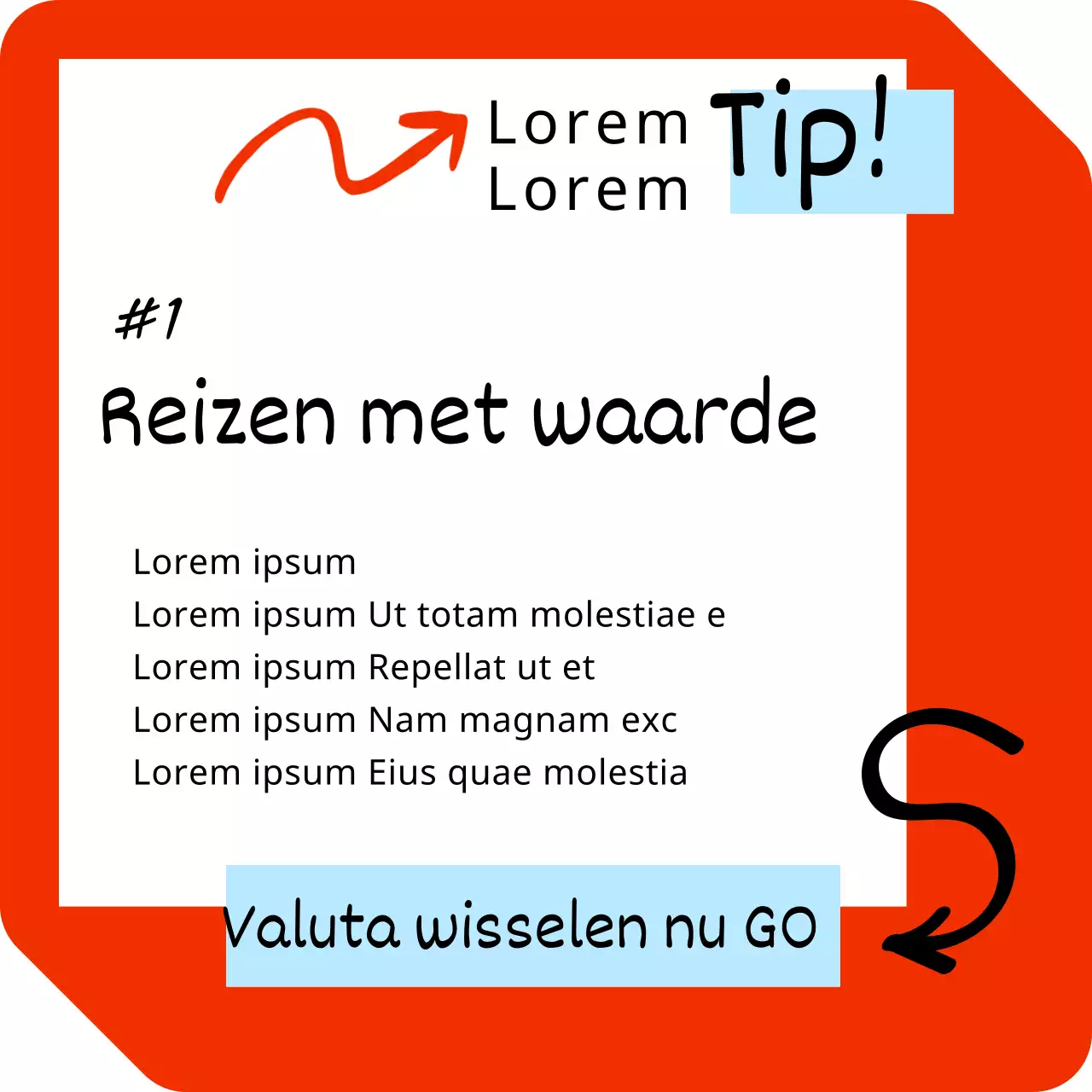 Kitscherige Japanse reispromotie in rood