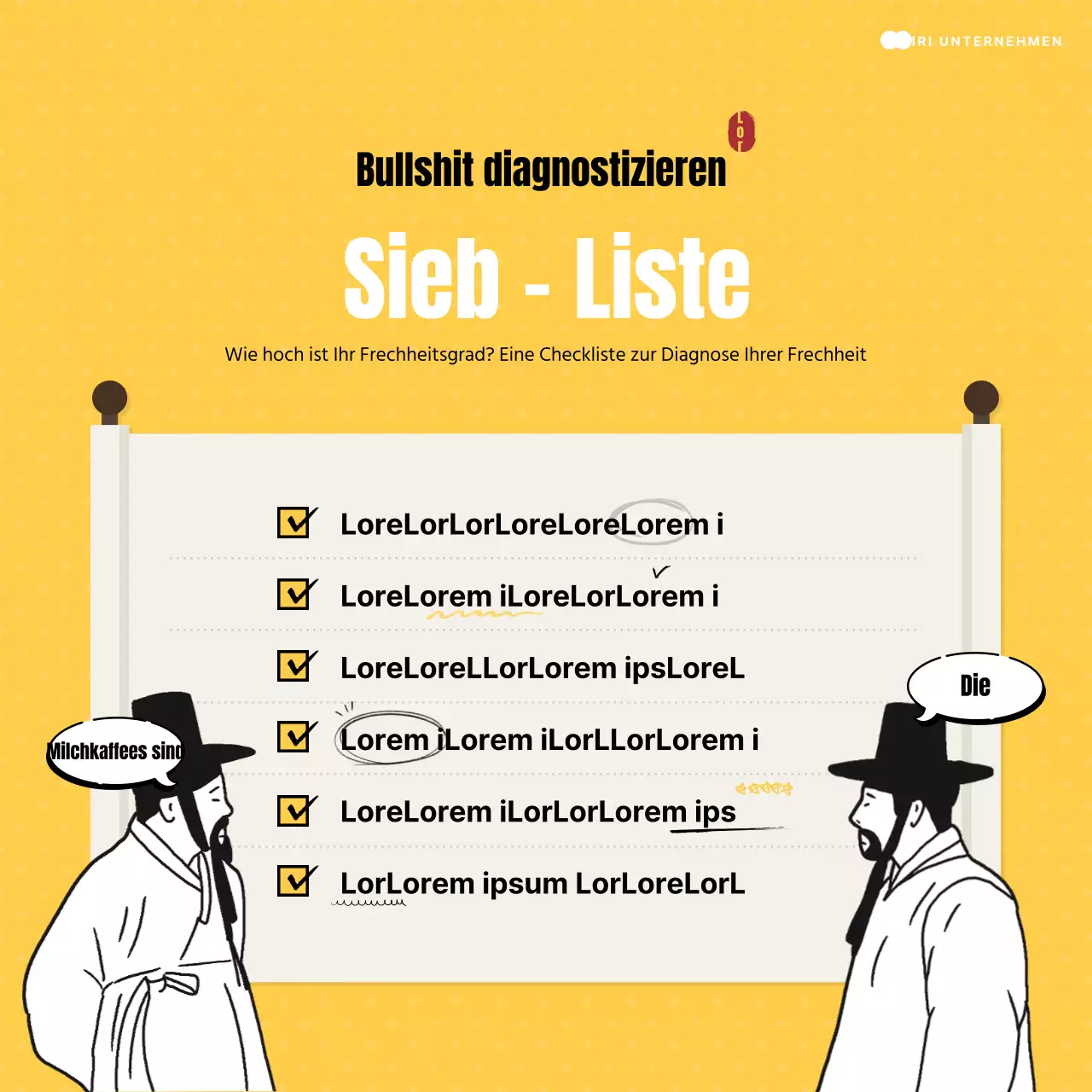 Gelber und schwarzer Knebeltest @yellowandblackgagtest