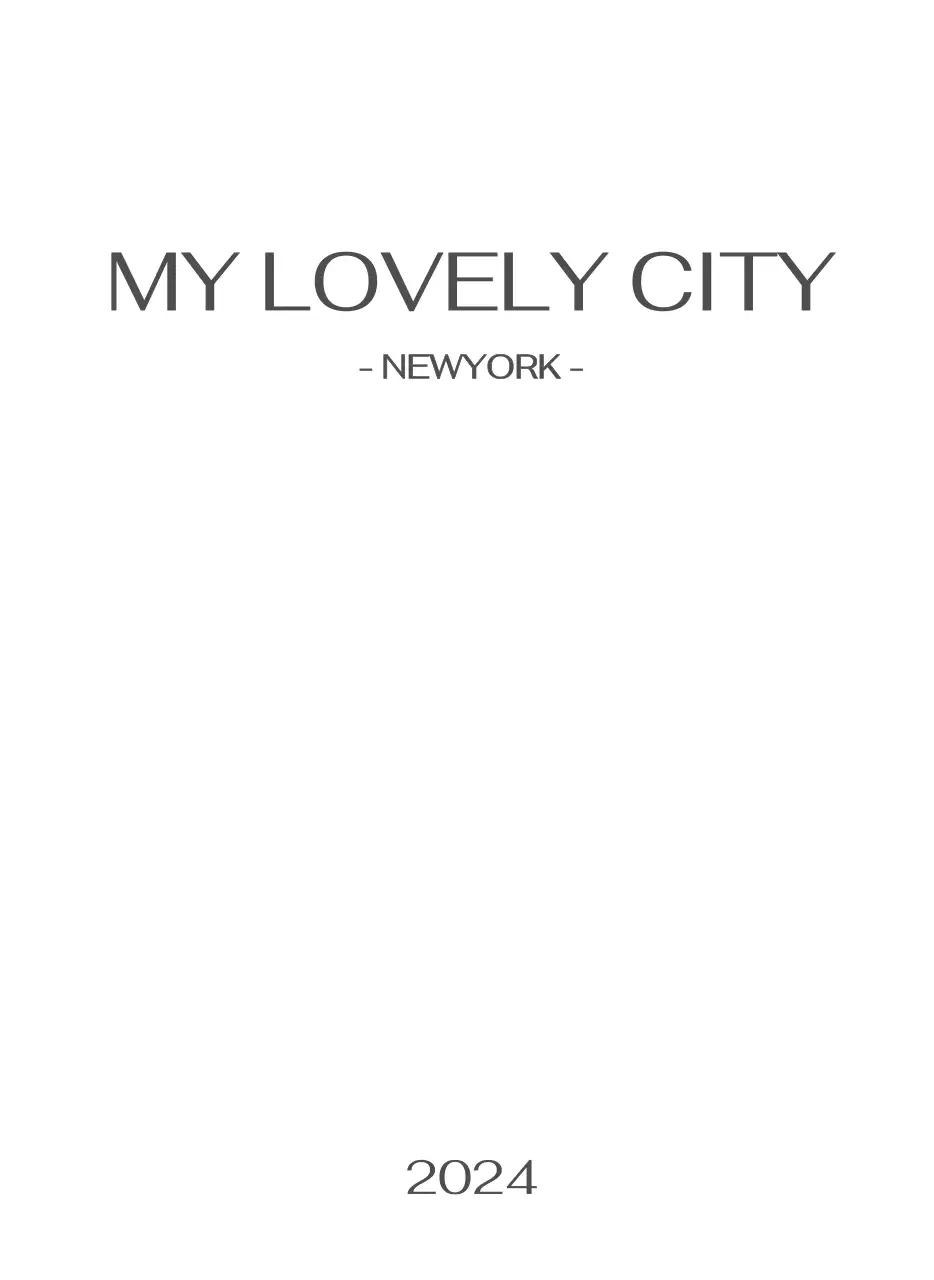 すっきりとした都会的な雰囲気のフォトカレンダー