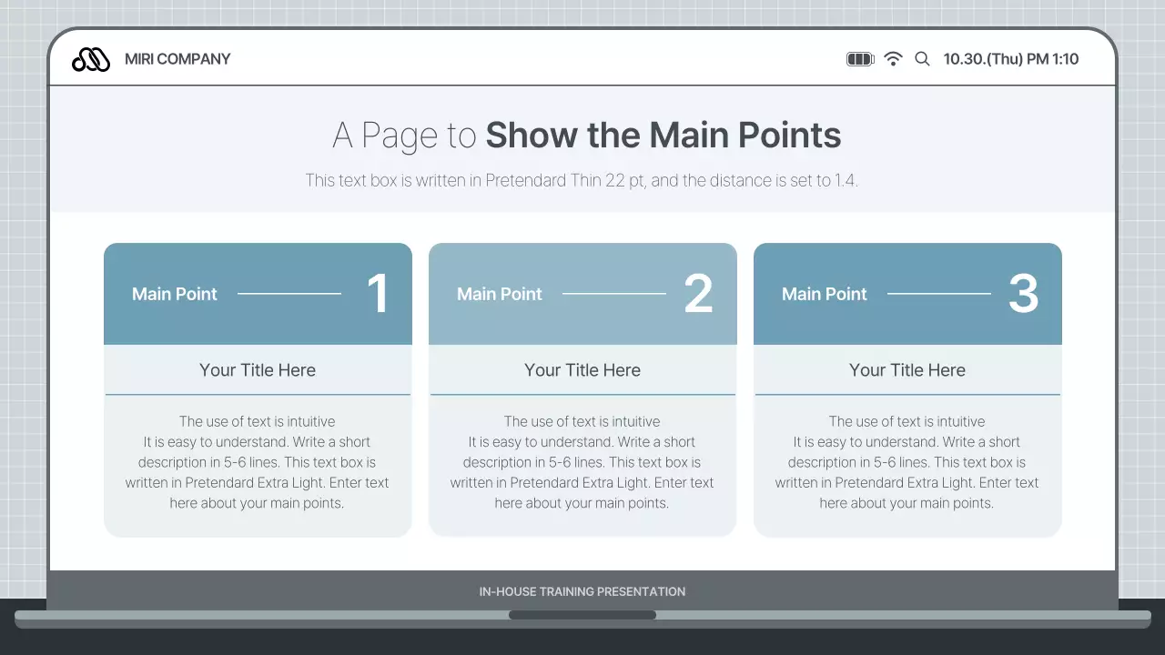 White Modern Training Document Presentation