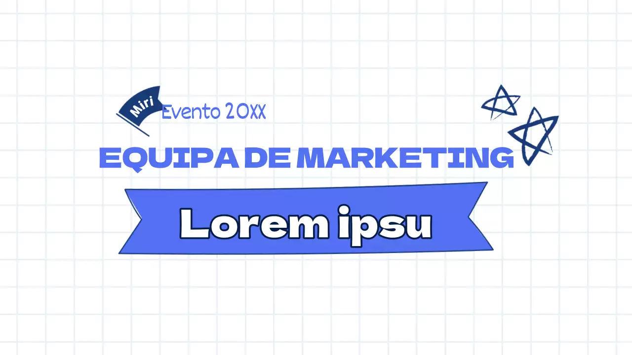 Relatório de actas de reunião de marketing moderno em branco e azul claro