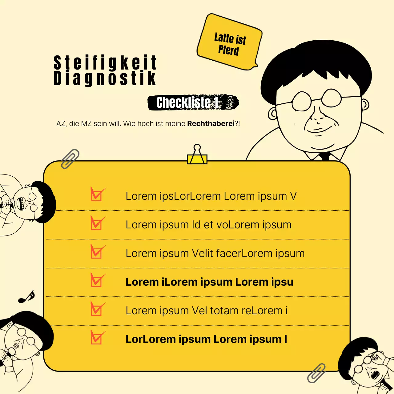 Ein Leitfaden für den orangefarbenen, einfachen Stummtest