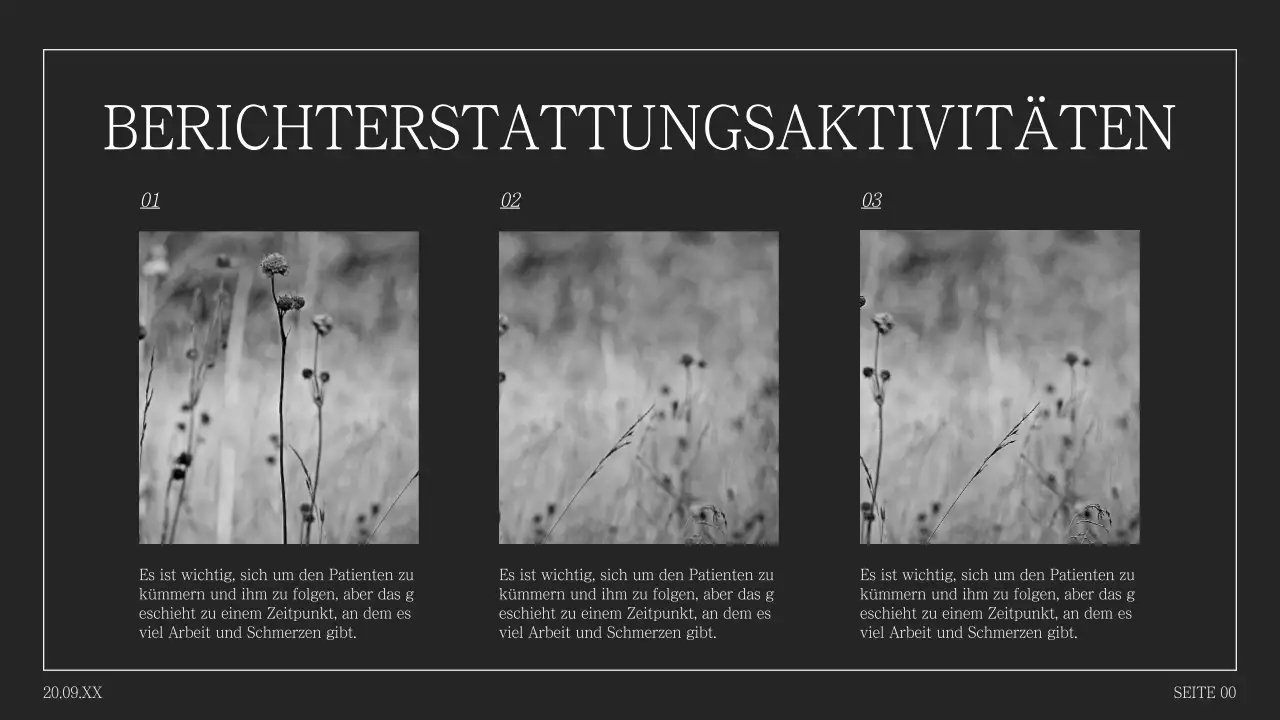 Einfacher Vorschlag für eine Fotocollage in Buckelpappe