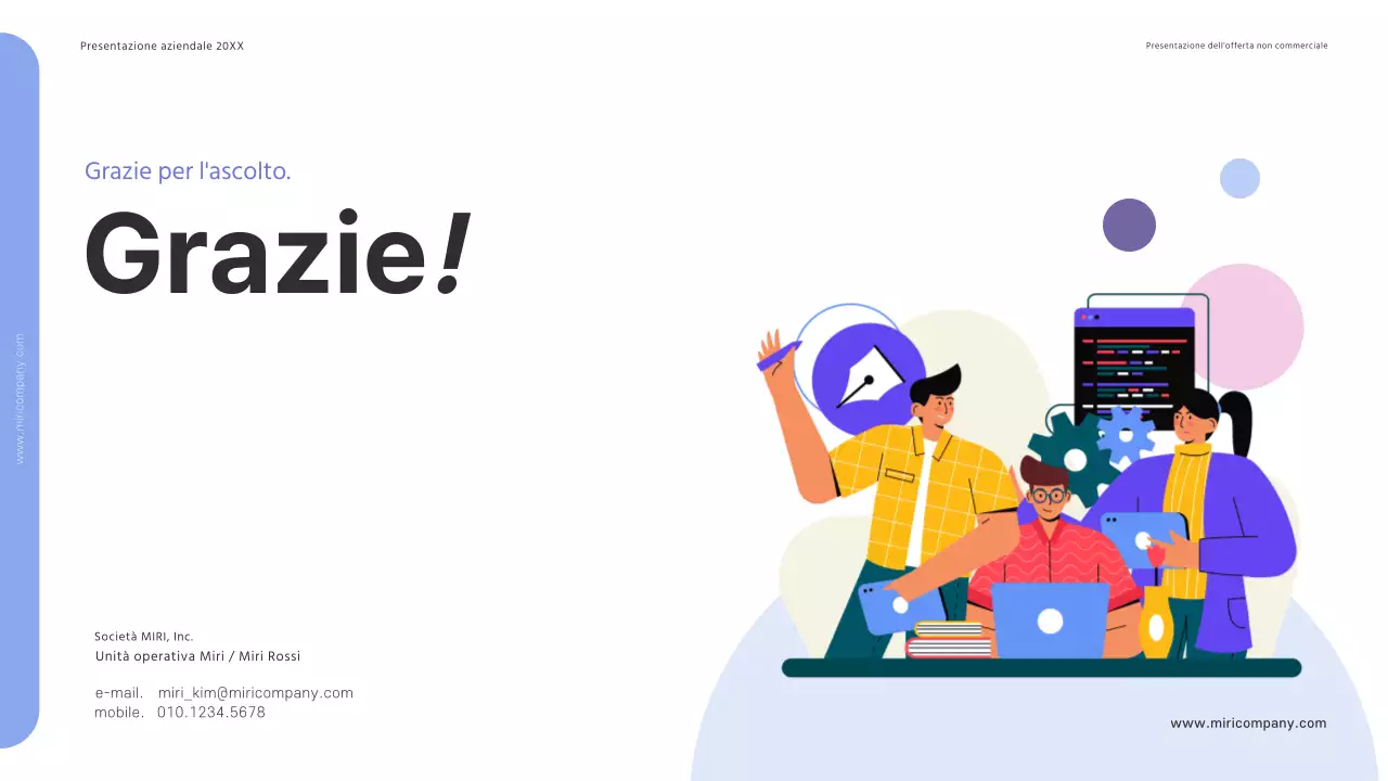 Una proposta di offerta semplice e di successo in blu