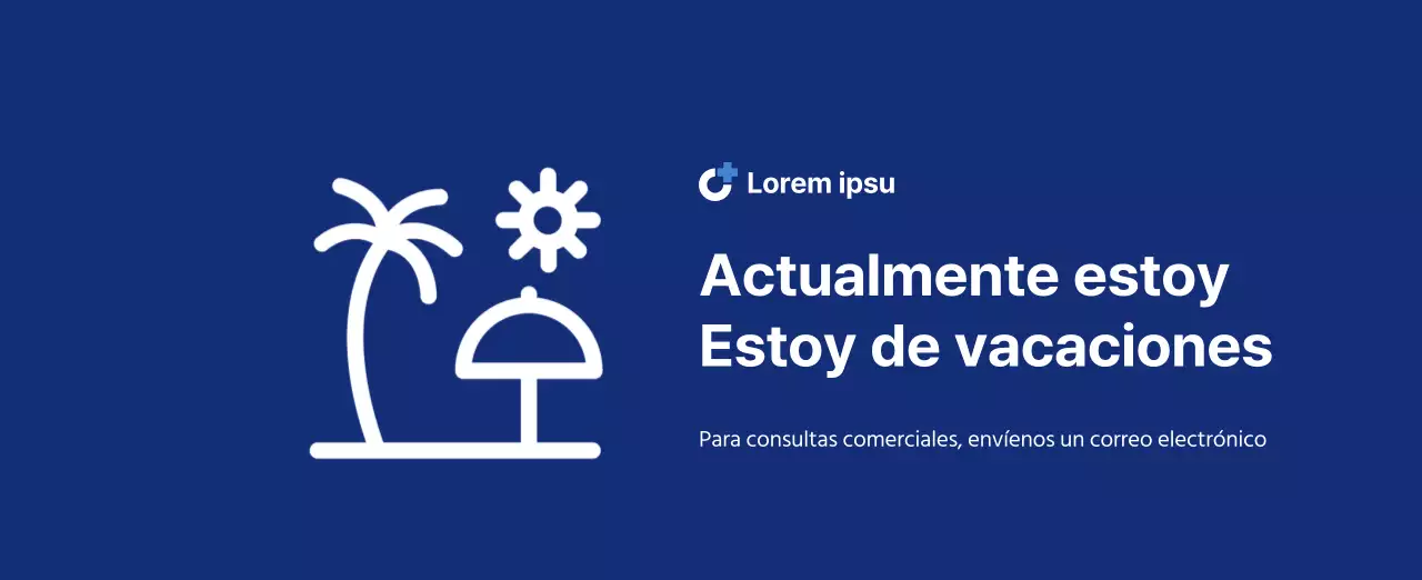 Calendario sencillo con ilustraciones limpias en azul