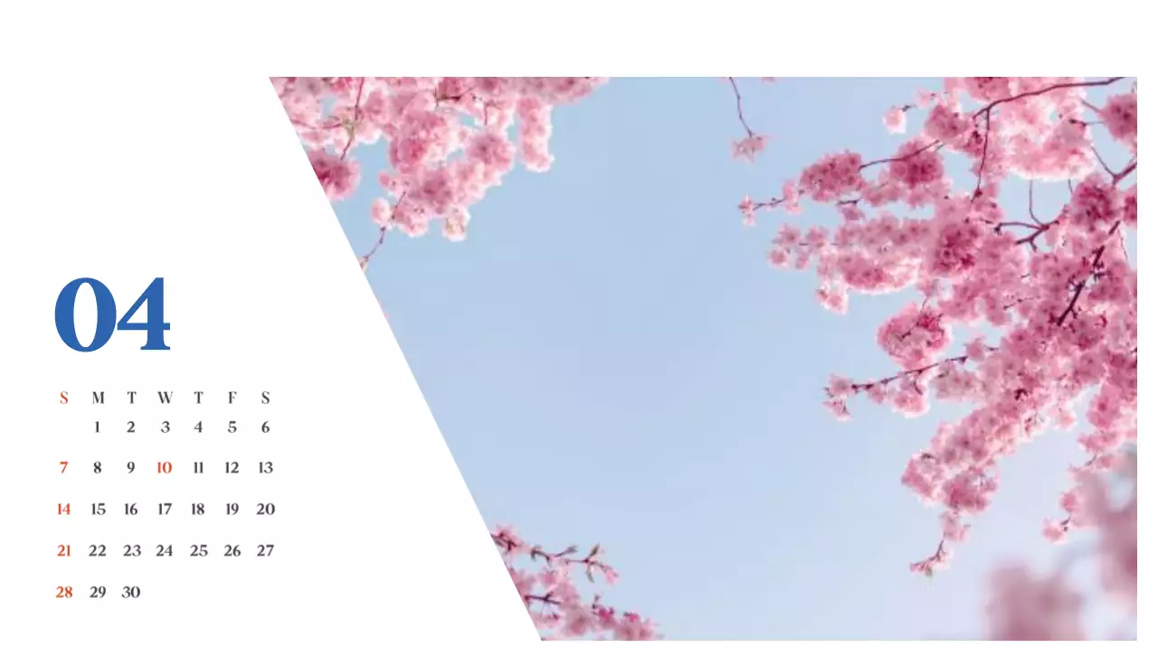 Krankenhauskalender mit saisonalen Landschaftsfotos