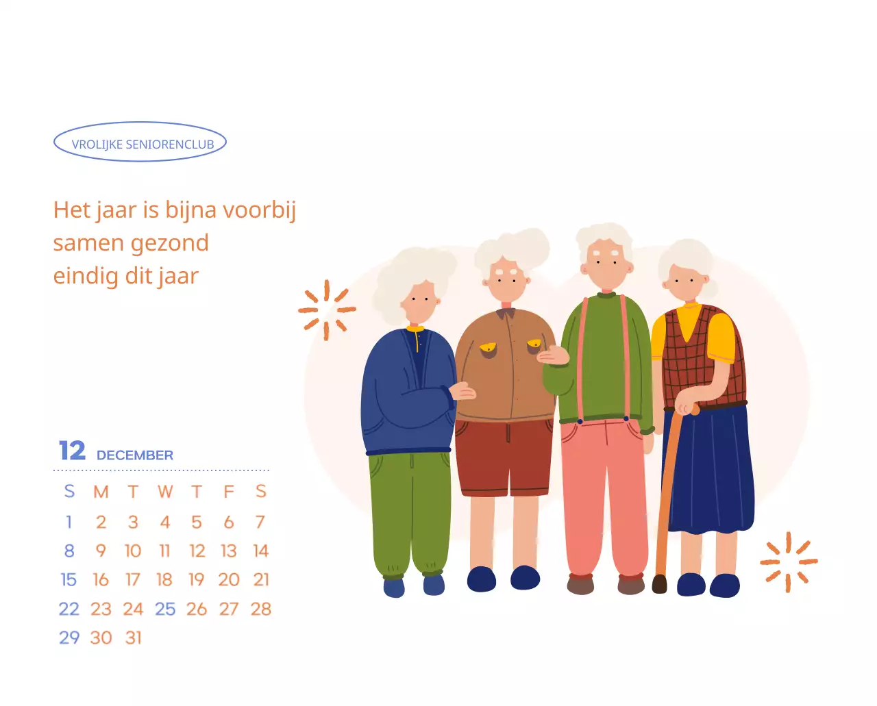 Werkkalender met prachtige illustraties