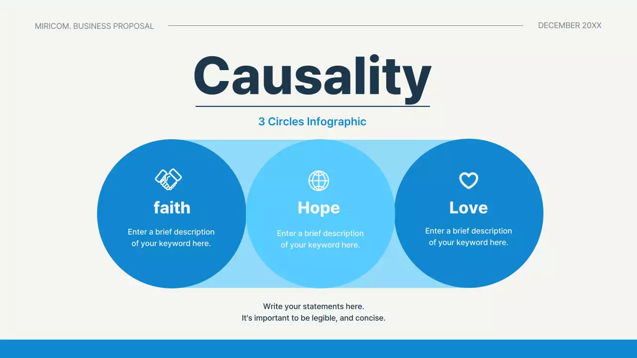 파랑의 심플한 발표용 비즈니스 기획서