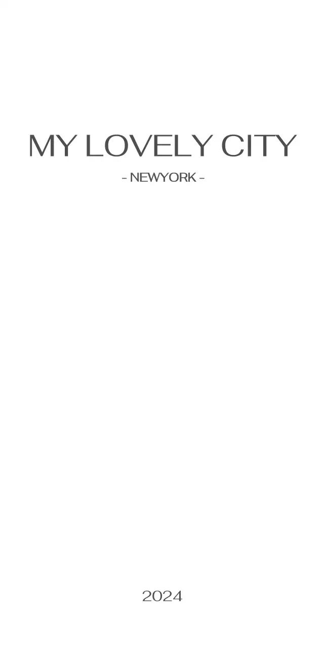 すっきりとした都会的な雰囲気のフォトカレンダー