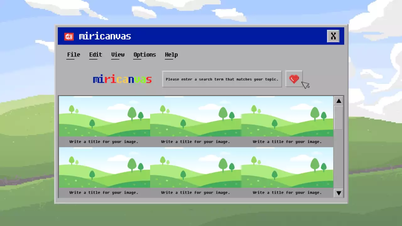 그레이 레트로 컴퓨터 가이드 프레젠테이션