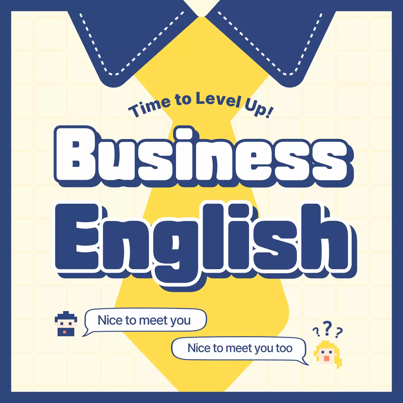 Yellow Retro Business Course Instagram Carousel