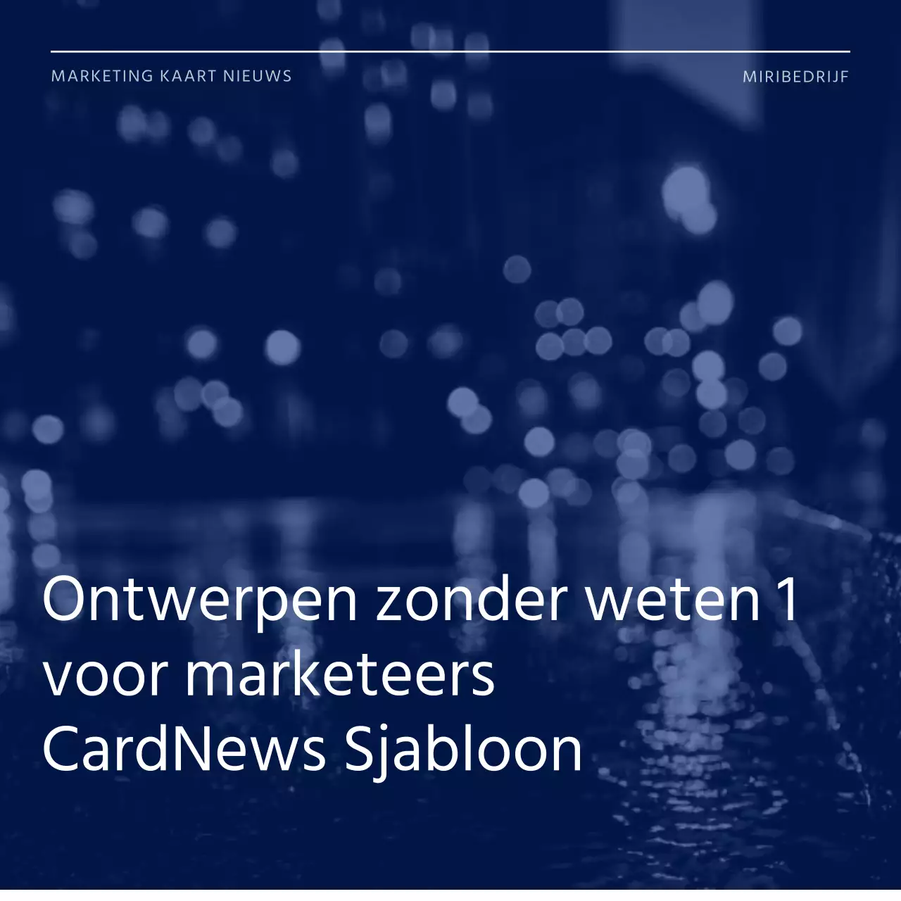 Promoot een eenvoudige fotolijst in blauw en wit