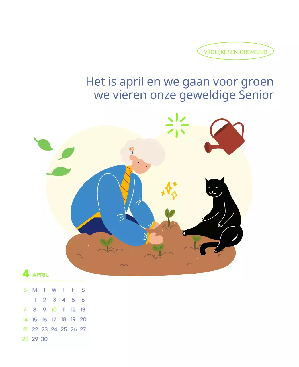 Werkkalender met prachtige illustraties