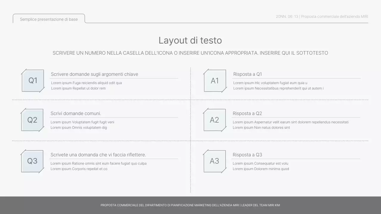 Semplice rapporto di base in azzurro e verde chiaro
