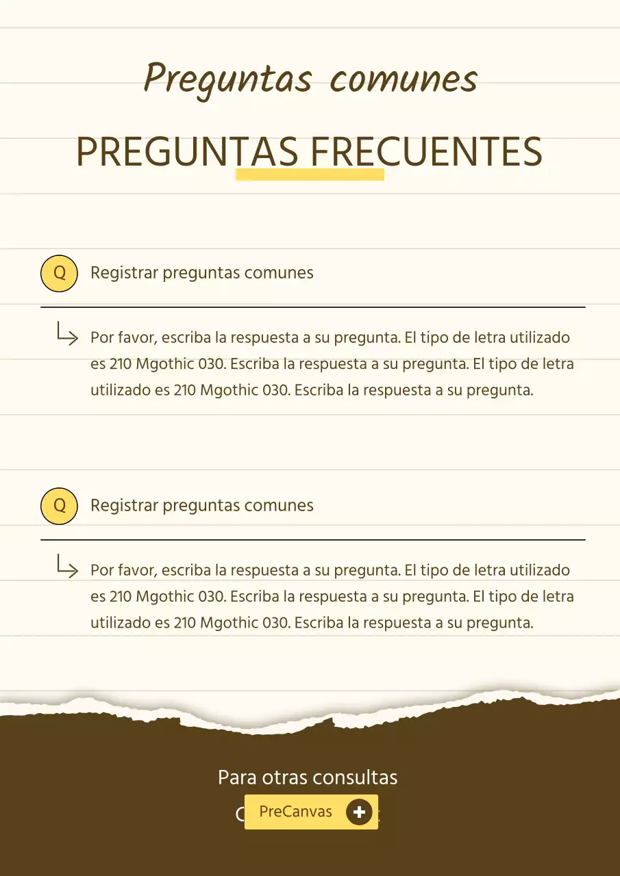 Una sencilla presentación de un producto en amarillo y beige