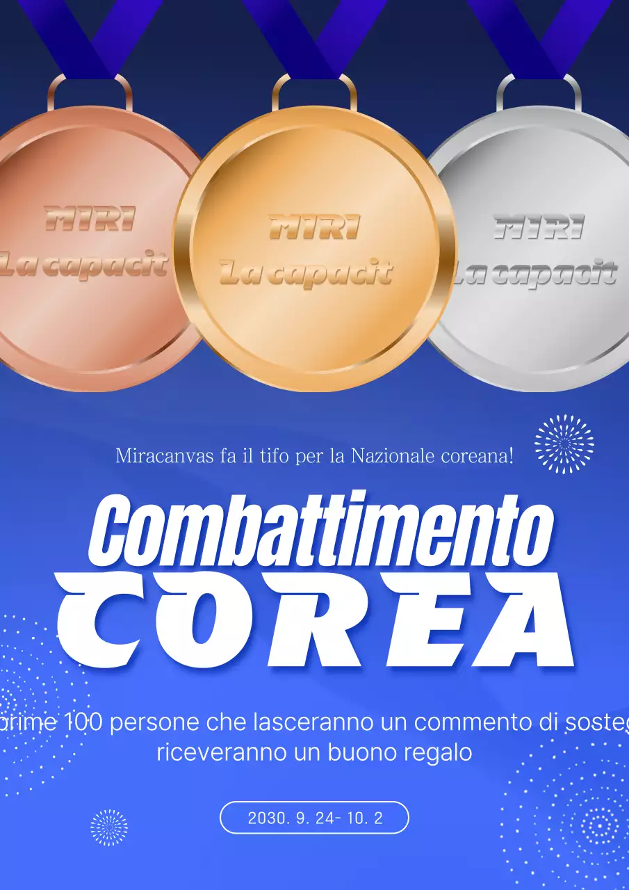 Uno spot pop-art per il tifo dei Giochi Asiatici in bianco e blu