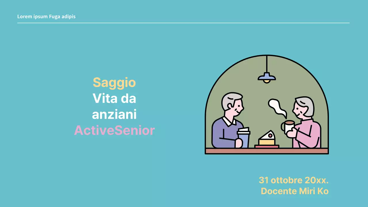 Silvertown kitsch in giallo e menta Materiale didattico