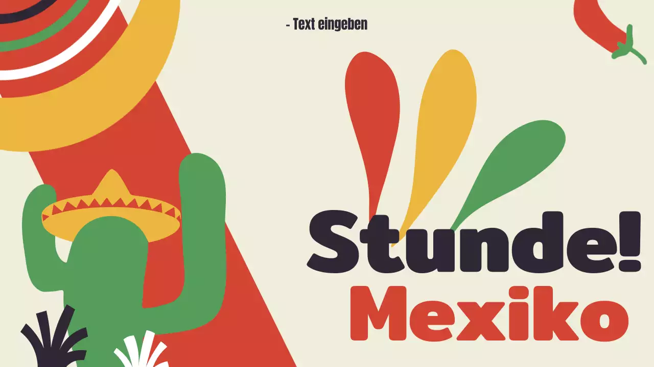 Ein kitschiger Führer durch Mexiko in Rot und Grün