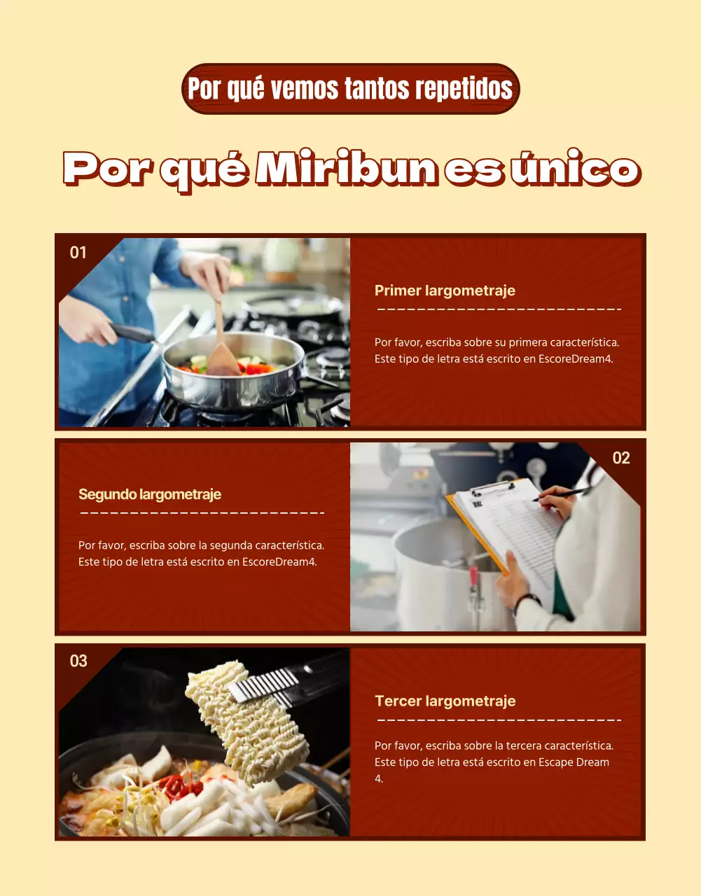 Promueve un look rojo y retro