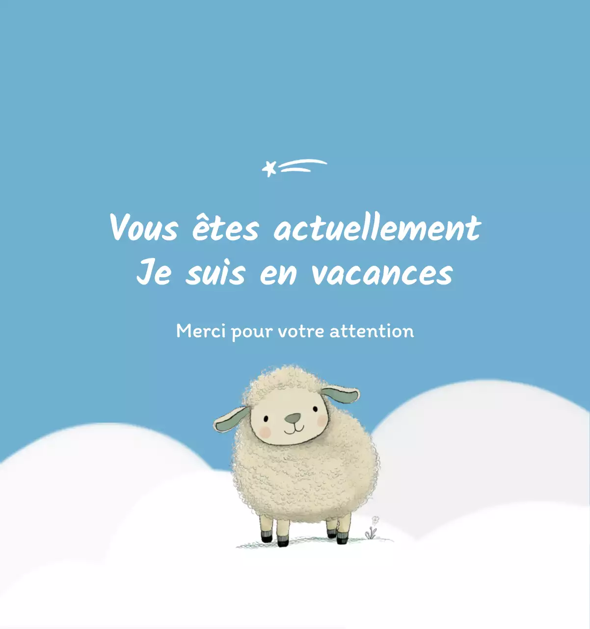 Un calendrier dévotionnel avec des illustrations douces et des versets bibliques sur un fond bleu clair.