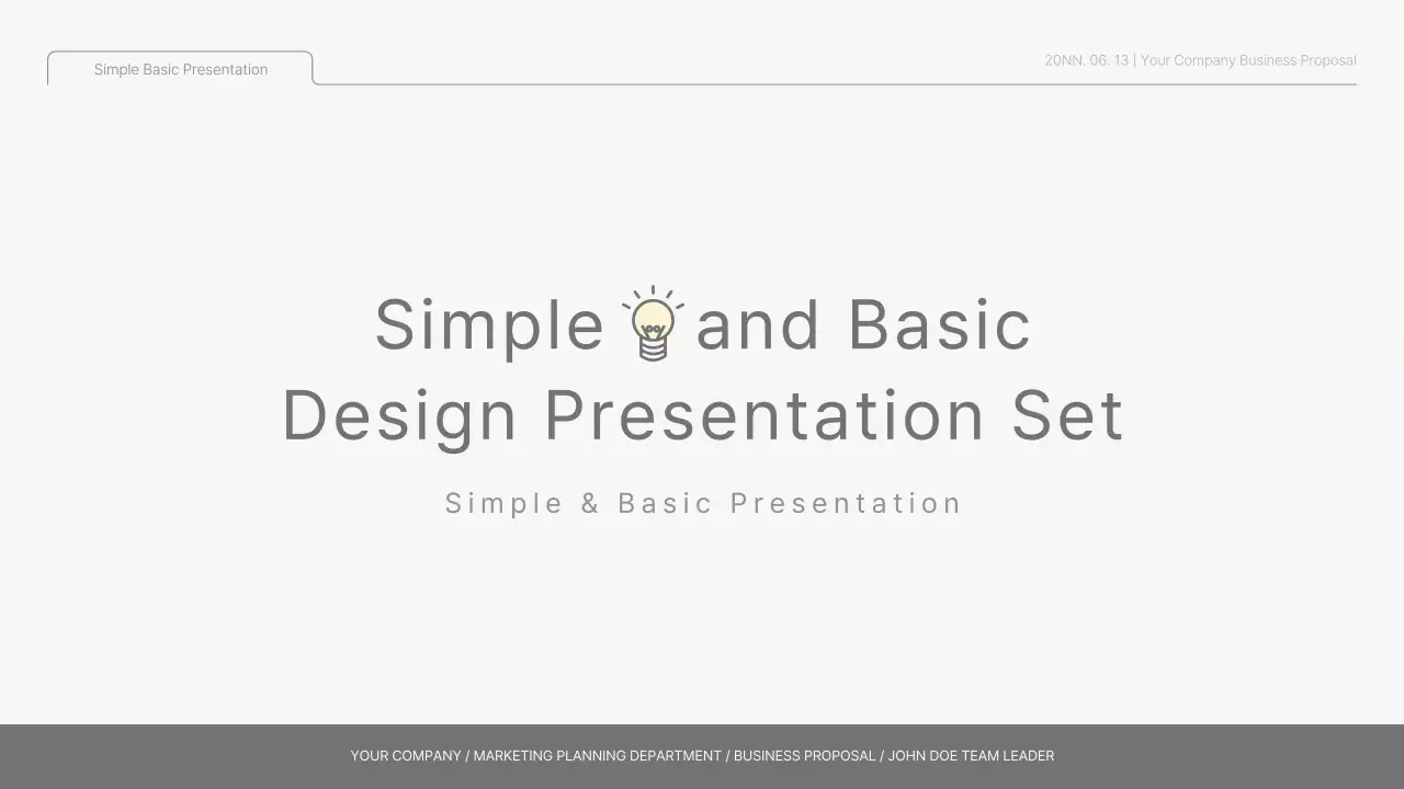White Simple Design Presentation