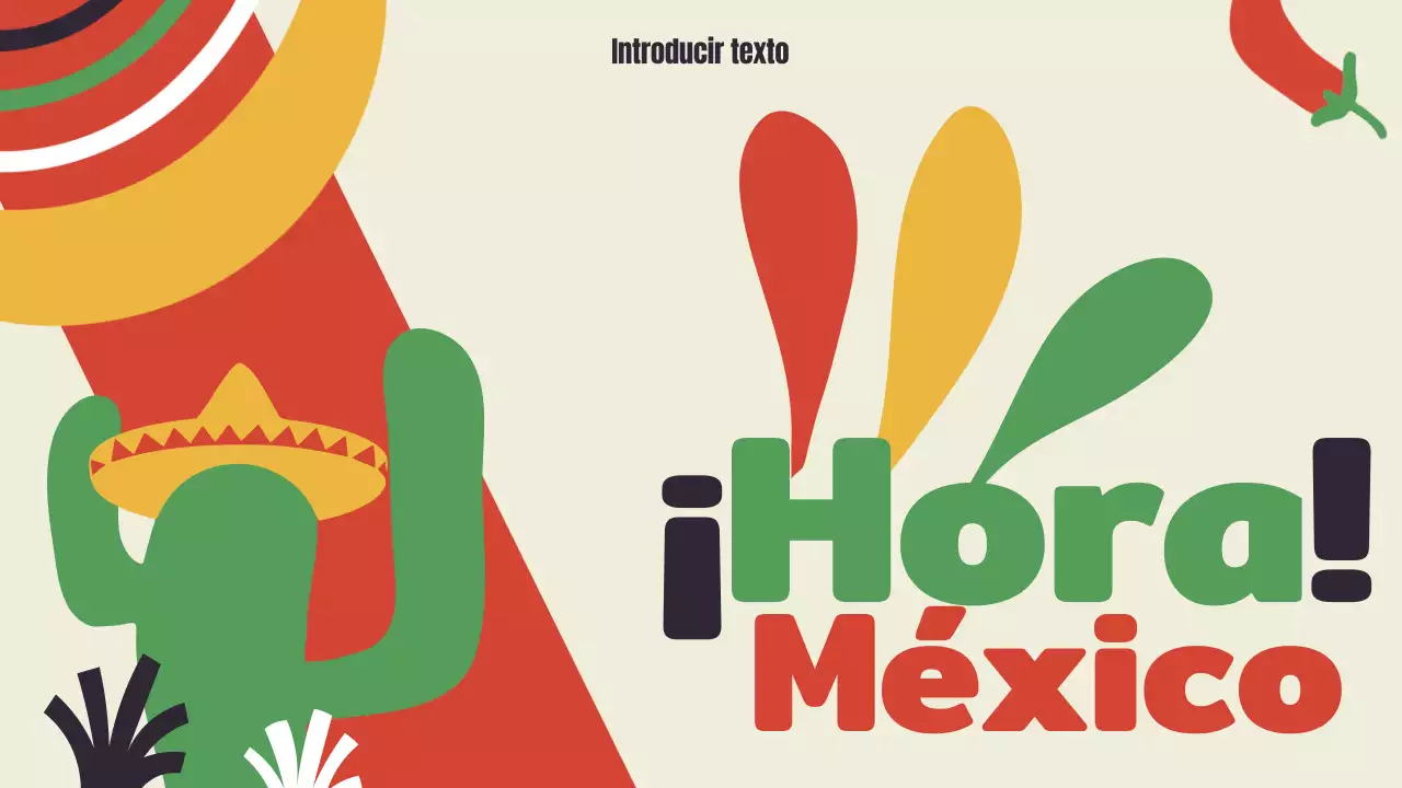 Una guía kitsch de México en rojo y verde